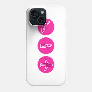 Shoes Liptstick Airplanes Phone Case