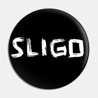 Sligo, Ireland in Handwriting Pin