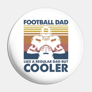 Football Dad Vintage Gift Father's Day Pin