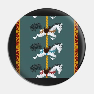 Another Carousel Horse Pattern Pin