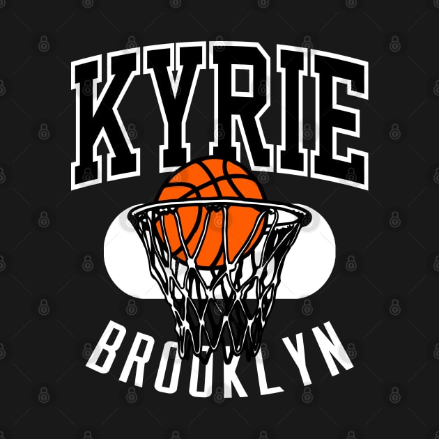 Brooklyn Retro Basketball Kyrie by funandgames