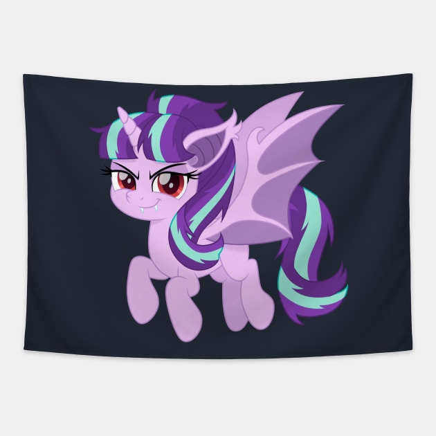 Starlight Glimmer bat pony Tapestry by CloudyGlow