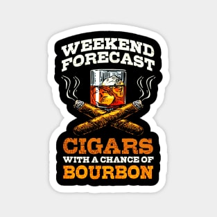 Weekend Forecast Cigars With A Chance Of Bourbon Magnet