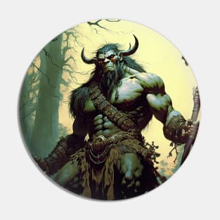 River troll in the style of  Frazetta / Vallejo Pin