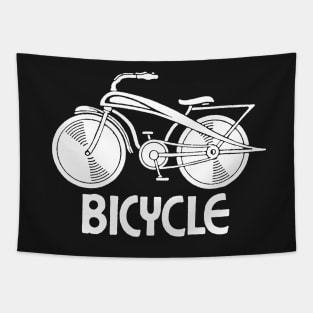 Retro Bicycle Tapestry