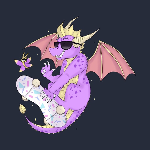 90s skater spyro! by Beffums