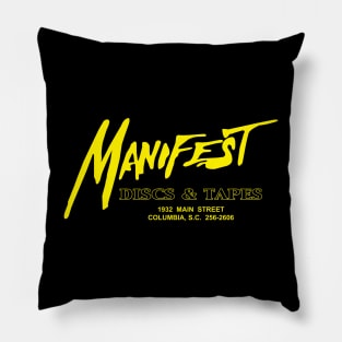 Manifest Discs & Tapes Pillow