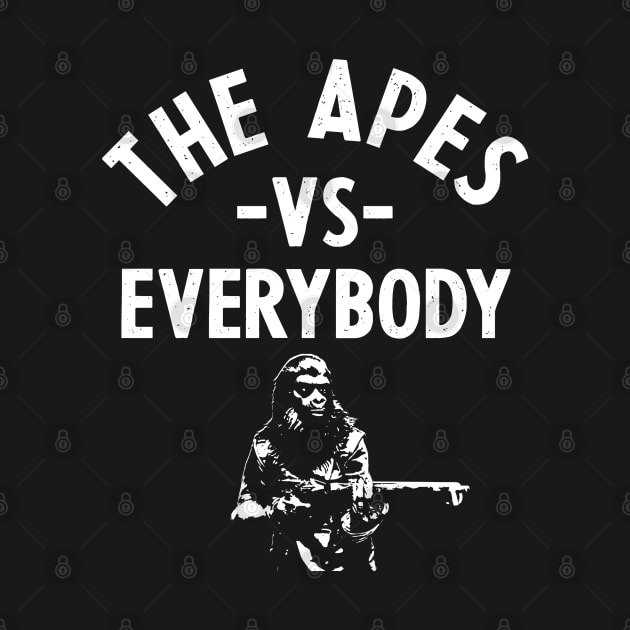 Planet of the Apes - vs. Everybody by KERZILLA