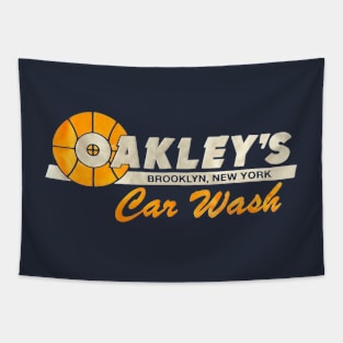 Oakley's Car Wash Tapestry