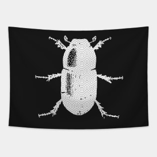 Dung Beetle Bug Pattern Tapestry