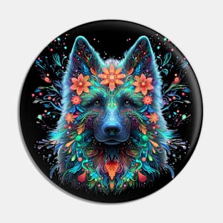 German Shepherd Whimsical Pin