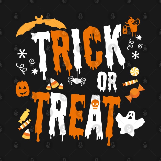 Cute Trick or Treat Halloween by MedleyDesigns67