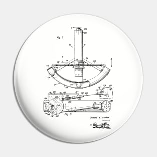 Impact Responsive Distress Signal Device Vintage Patent Hand Drawing Pin