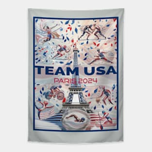 Team USA - Paris 2024 (Version 3) Tapestry