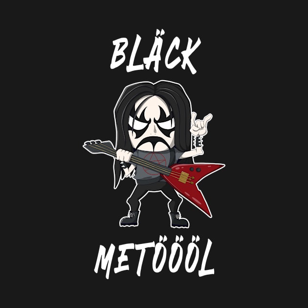 Black Metal Fan Gitarrist Lustiges Festival by Foxxy Merch