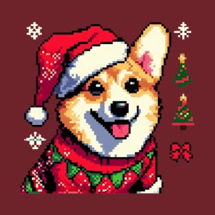 Corgi Christmas Smile T-Shirt