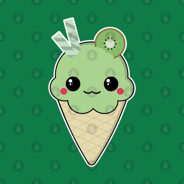 Kawaii Ice Cream by Sasyall