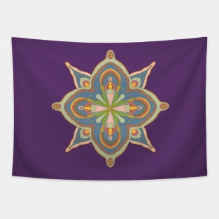 Within the Silence Mandala Tapestry