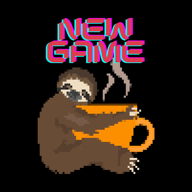 New game, pixeled sloth by Psychodelic Goat