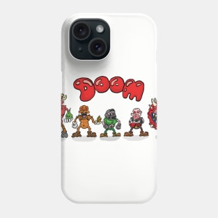 Cartoon Doom: The Family Phone Case