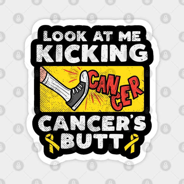 Look At Me Kicking Cancer's Butt Magnet by maxdax