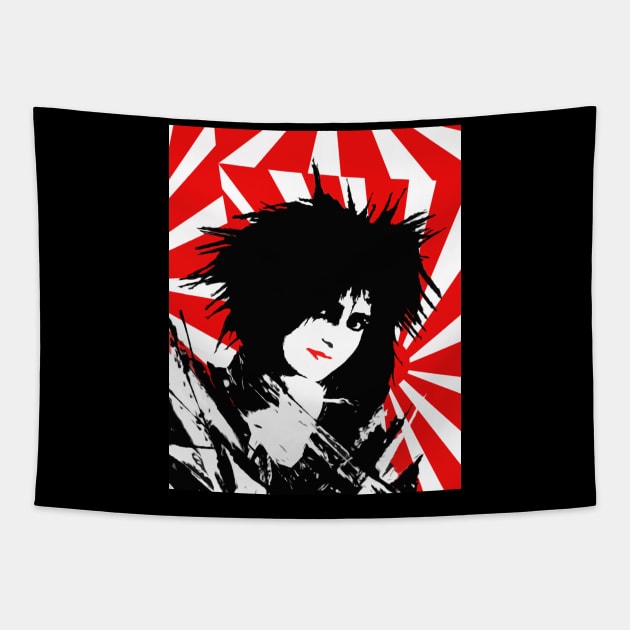 Siouxsie Sioux Tapestry by SiSuSiSu