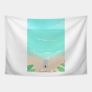 sun bathing Tapestry