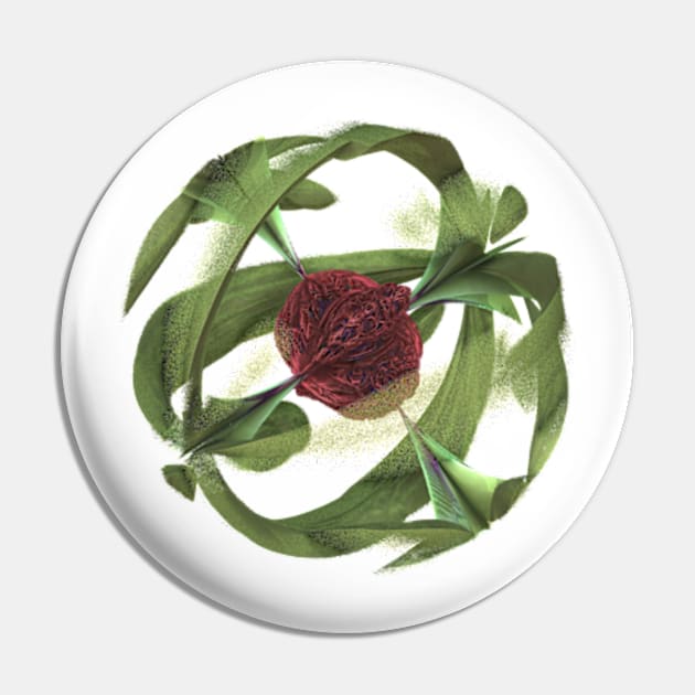 Magnetic Rose Pin by dammitfranky