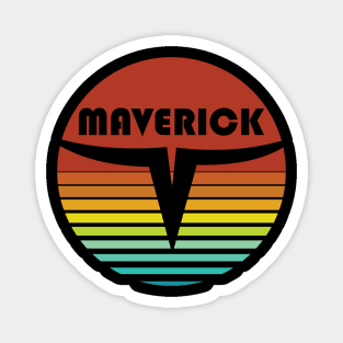 Maverick Retro Sunset Magnet