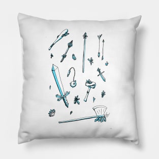 Crystal Weapons Pillow