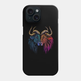 Wildebeest Valentine Day Phone Case