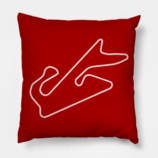 Dubai Autodrome [outline] Pillow