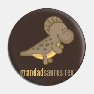 Grandadsaurus Rex T-Shirt Dinosaur Family Shirts Pin