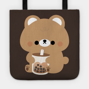 Bear Boba Tea Tote