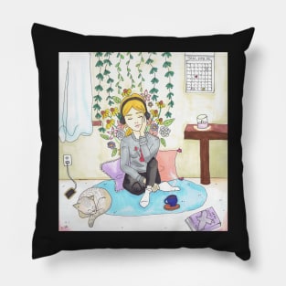 Workday Daydreaming Pillow