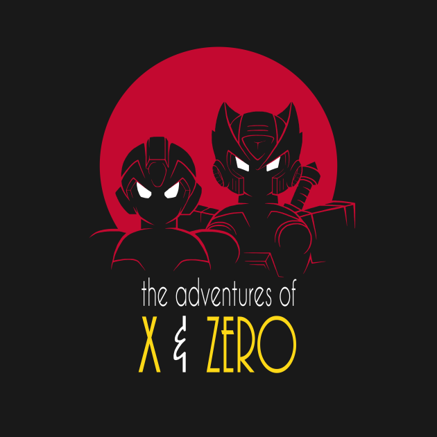 Discover The Adventures of X & Zero - Mega Man - T-Shirt