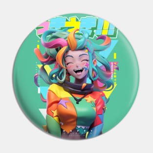 Joyful - Happy Collection | Anime Manga 3D Pop Art Japan Style Design | PROUD OTAKU Pin