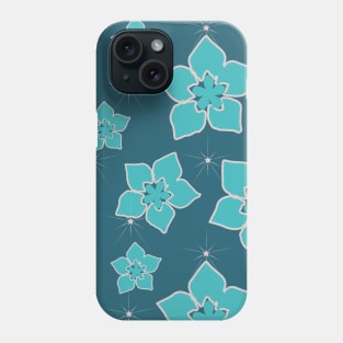 Flowers And Little Stars Phone Case