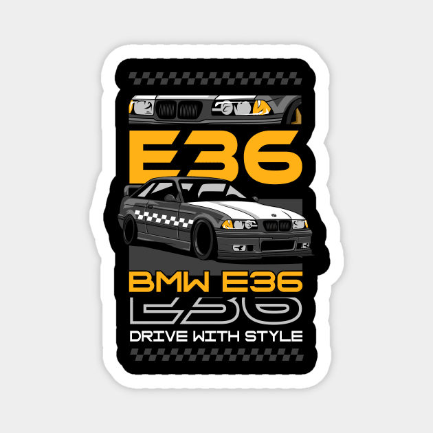 Legendary BMW Magnet by Harrisaputra