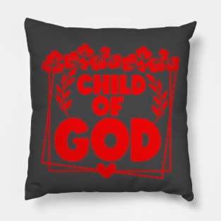 Jesus God Christian T-Shirt Pillow