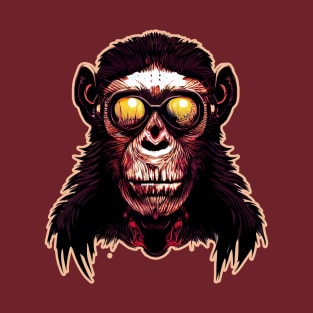 Zombified Halloween Monkey T-Shirt