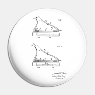 Method of Printing Vintage Patent Hand Drawing Pin