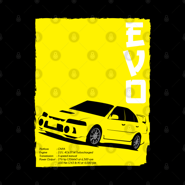 Lancer Evolution IV by gaplexio