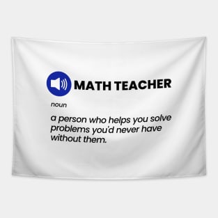 Funny Math Joke Tapestry