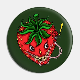 Sinister Strawberry Pin