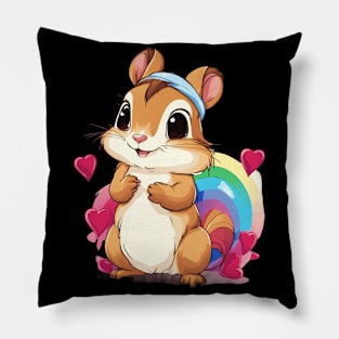 Love Squirrel Pillow