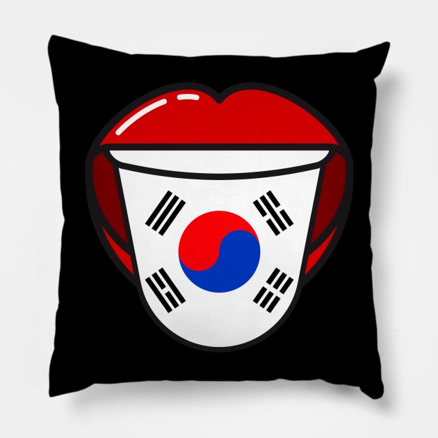 Korean Flag - South Korea Pillow by The Korean Rage