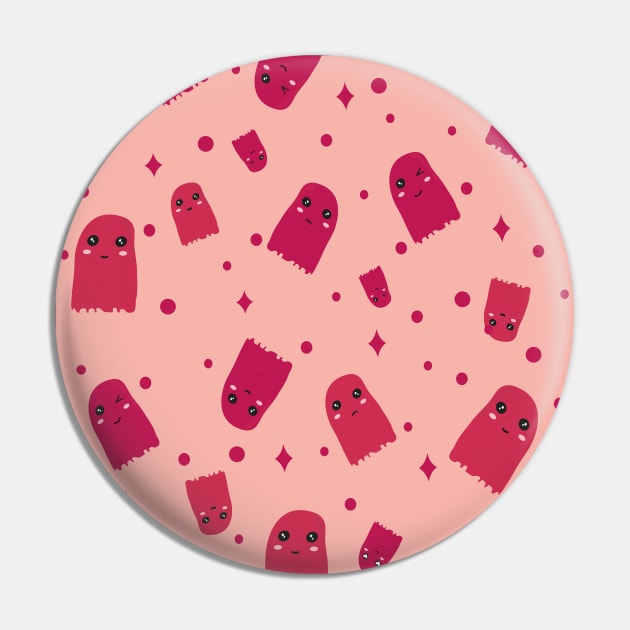 Raspberry sorbet Kawaii Cute Sweet Raspberry Sorbet Time pattern Pin by Day81