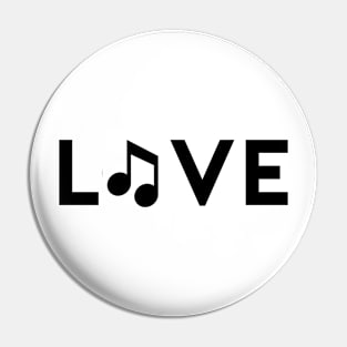 Music Love Pin