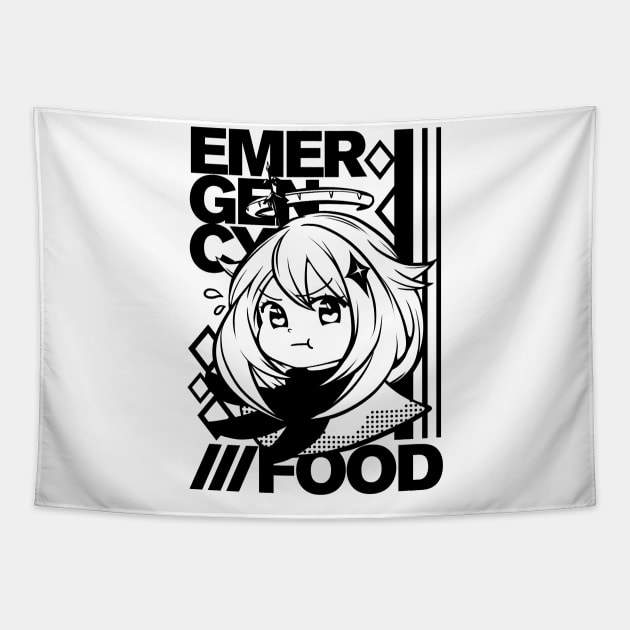 Emergency Food Paimon Tapestry by Astrayeah